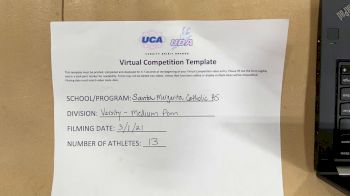 Santa Margarita Catholic High School [Medium Varsity Pom] 2021 UDA West Spring Virtual Dance Challenge