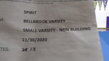Bellbrook High School [Small Varsity Non Building] 2020 UCA Miami Valley Virtual Regional