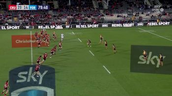 Jordan Olowofela with a Spectacular Try vs Crusaders