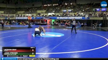 174 lbs Prelim Round 1 - Jared Stricker, Wisconsin-Eau Claire vs Jackson Gray, Ithaca