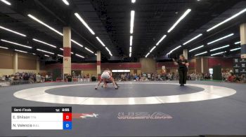 50kg Semifinals Nyla Valencia CA (Bulldog Wrestling Club) vs Emily Shilson MN (Titan Mercury Wrestling Club (TMWC))