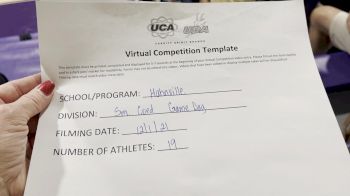 Hahnville High School [Game Day - Small Coed] 2021 UCA December Virtual Regional