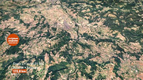 2021 Criterium Du Dauphine Stage 2 Flythrough