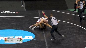 141 lb 3rd Place, Brock Hardy, Nebraska vs Real Woods, Iowa