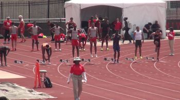 Men's 100m, Heat 1 - Mario Burke 10.07 Season Opener