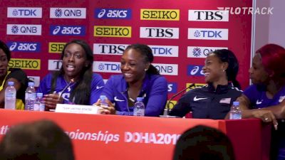 Morolake Akinosun Describes Her 4x1 Teammates