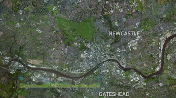 Great North Run Course Map