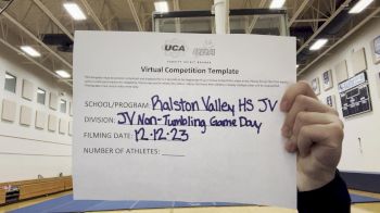 Ralston Valley High School [JV Non Tumbling Game Day] 2023 UCA & UDA December Virtual Challenge