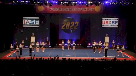 Rising Stars (England) - Midnight [2022 L5 International Open Small Coed Semis] 2022 The Cheerleading Worlds