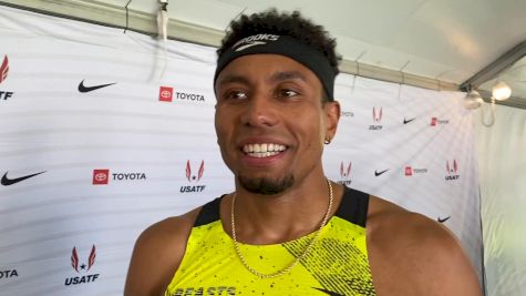Isaiah Harris Discusses How He Bounced From World Indoors Hamstring Tear