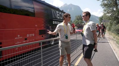 Pit Walk: Focused Peloton Before Alpe d'Huez