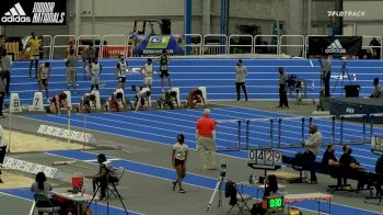 High School Boys' 60m Hurdles Championship, Heat 1