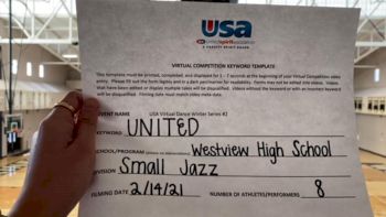 Westview High School [Jazz Varsity - Small] 2021&nbsp;USA Virtual Dance Winter Series #2