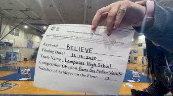 Lampasas High School [Game Day Medium Varsity] 2020 NCA December Virtual Championship