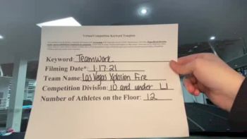 Las Vegas Xplosion - Fire [L1 Performance Recreation - 10 and Younger (NON)] 2021 Varsity Recreational Virtual Challenge II