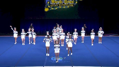 Greensboro All Star Cheerleading - White Diamonds [2021 L6 International Open Non Tumbling Semis] 2021 The Cheerleading Worlds