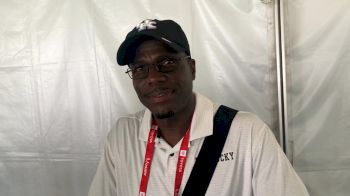 Abby Steiner's Coach Tim Hall Gets Emotional Seeing Her Win The US 200m Title