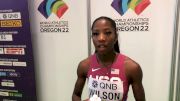 USA's Britton Wilson Cruises To 400m Hurdles Semifinals