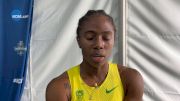 Kemba Nelson After Photo Finish Runner-Up In The NCAA 100m