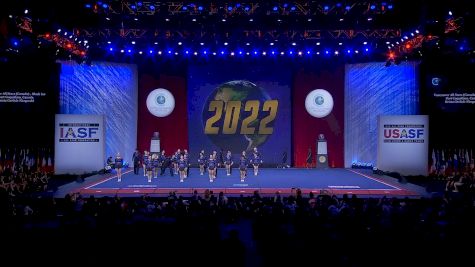 Vancouver All Stars (Canada) - Black Ice [2022 L7 International Open Coed Non Tumbling Semis] 2022 The Cheerleading Worlds