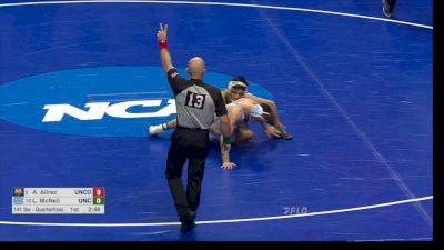 141 lb Quarterfinal, Andrew Alirez, Northern Colorado vs Lachlan McNeil, North Carolina