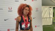 Taliyah Brooks Emotional After Finishing Second In Heptathlon