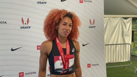 Taliyah Brooks Emotional After Finishing Second In Heptathlon