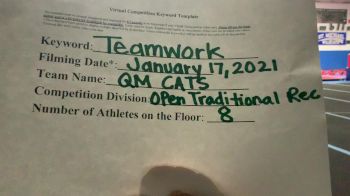 QM CATS - QM CATS [Traditional Open Recreation - 14 &amp; Younger (NON)] 2021 Varsity Recreational Virtual Challenge II