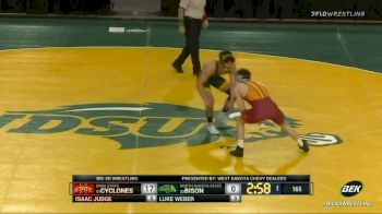 165 lbs - Isaac Judge, Iowa State vs Luke Weber, NDSU