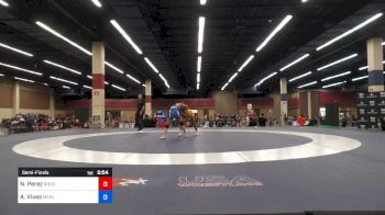 55kg Semifinal Alana Vivas HI (Menlo Wrestling Club) vs Nia Perez RI (Rhode Island)