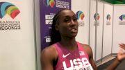 Talitha Diggs After The 1st Round Of The 400m At Worlds