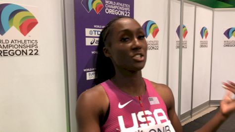 Talitha Diggs After The 1st Round Of The 400m At Worlds