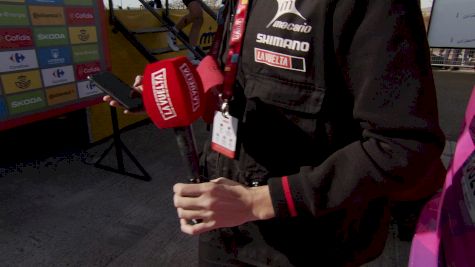 Michael Valgren Before Stage 5 of 2020 Vuelta a Espana