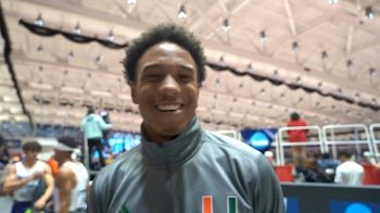 Russell Robinson Won The Triple Jump At The NCAA Indoor Track and Field Championships On Final Jump