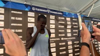 Marco Arop After Canadian National Record At Pre Classic