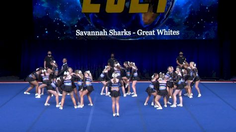 Savannah Sharks - Great Whites [2021 L6 International Open Coed Non Tumbling Semis] 2021 The Cheerleading Worlds