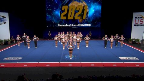 Diamonds All Stars - SHOWTIME [2021 L6 International Open Coed Non Tumbling Finals] 2021 The Cheerleading Worlds