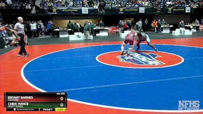 4A-175 1st Place Match - Chris Mance (Lovett School) vs Bryant Barnes (Chestatee)