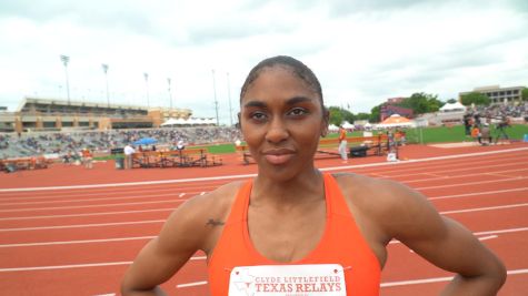 In Her First Outdoor Appearance Since Having A Baby, Christina Clemons Was Stunning In The 100mH