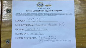 Pendleton Heights High School [Small Varsity] 2020 UCA Hoosier Virtual Regional