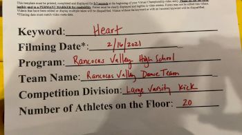 Rancocas Valley Dance Team [Large Varsity Kick] 2021 NCA & NDA Virtual February Championship
