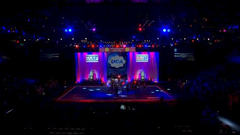 The California All Stars - Las Vegas - Aces [2022 L6 Senior Open Small Coed Semis] 2022 The Cheerleading Worlds