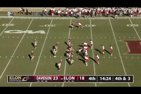 Jones Gets The Stop On Fourth Down For Elon