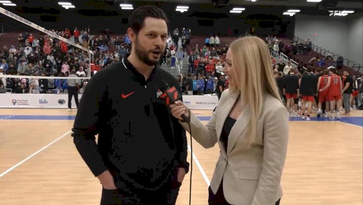 OSU Men's Volleyball Head Coach Talks After His Team's Big Win!