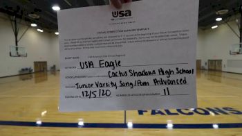 Cactus Shadows High School [Jv Song/Pom Advanced] 2020 USA Arizona & Utah Virtual Regional