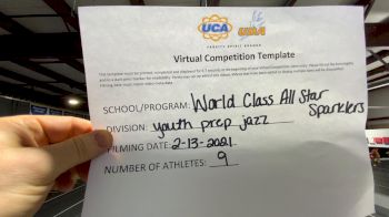 World Class All Star Dance [Youth - Prep - Jazz] 2021 UDA Spirit of the Midwest Virtual Challenge