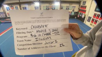 Big 10 Cheer - Illusion [L2 Junior - D2 - Small] 2021 Spirit Festival Virtual Nationals