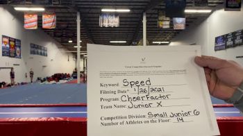 Cheer Factor - JUNIOR X [L6 Junior] 2021 Varsity All Star Winter Virtual Competition Series: Event I