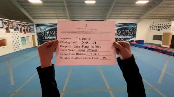 CheerMania All Stars - Junior Platinum [L2 - U17] 2021 Varsity All Star Winter Virtual Competition Series: Event IV