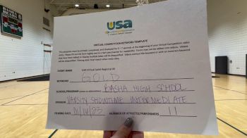 Basha High School [Varsity Show Cheer Intermediate] 2023 USA Virtual Spirit Regional II